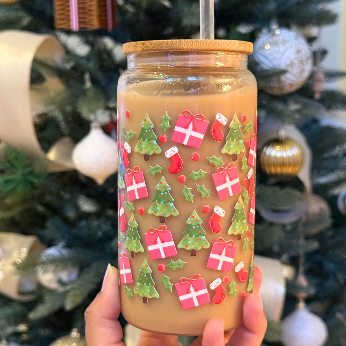 Festive Glass Cup