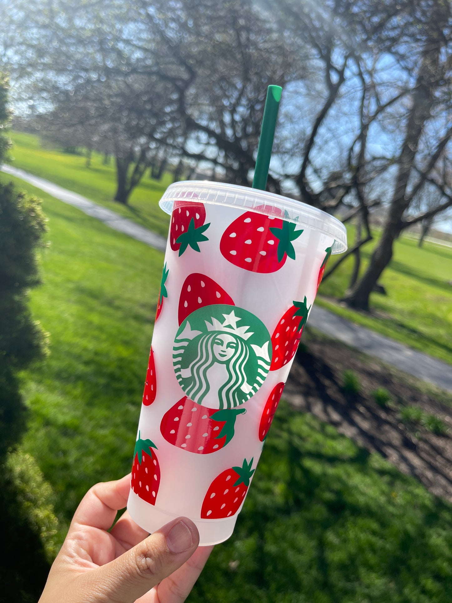 Strawberry Starbucks Cold Cup