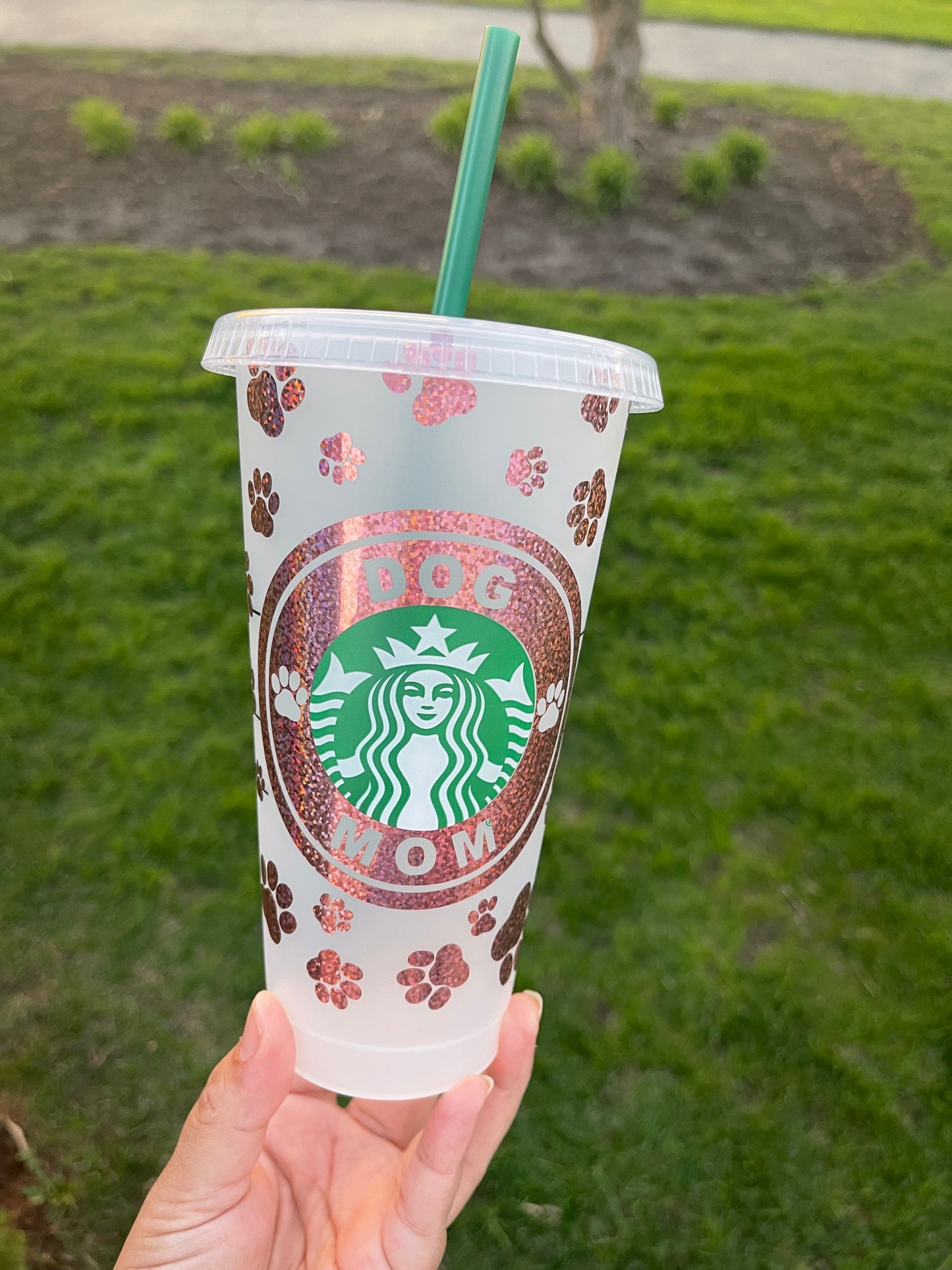 Dog Mom Starbucks Cold Cup