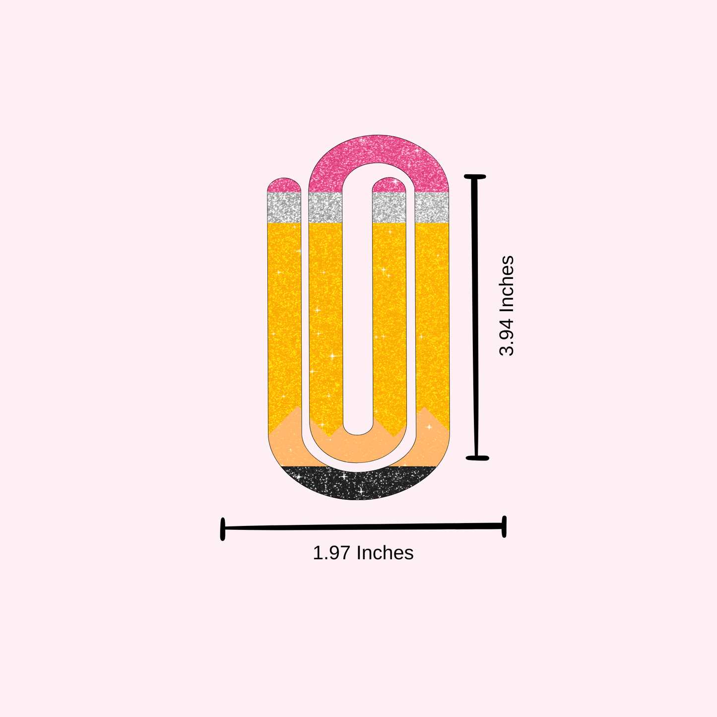 Pencil Jumbo Paper Clip Bookmark