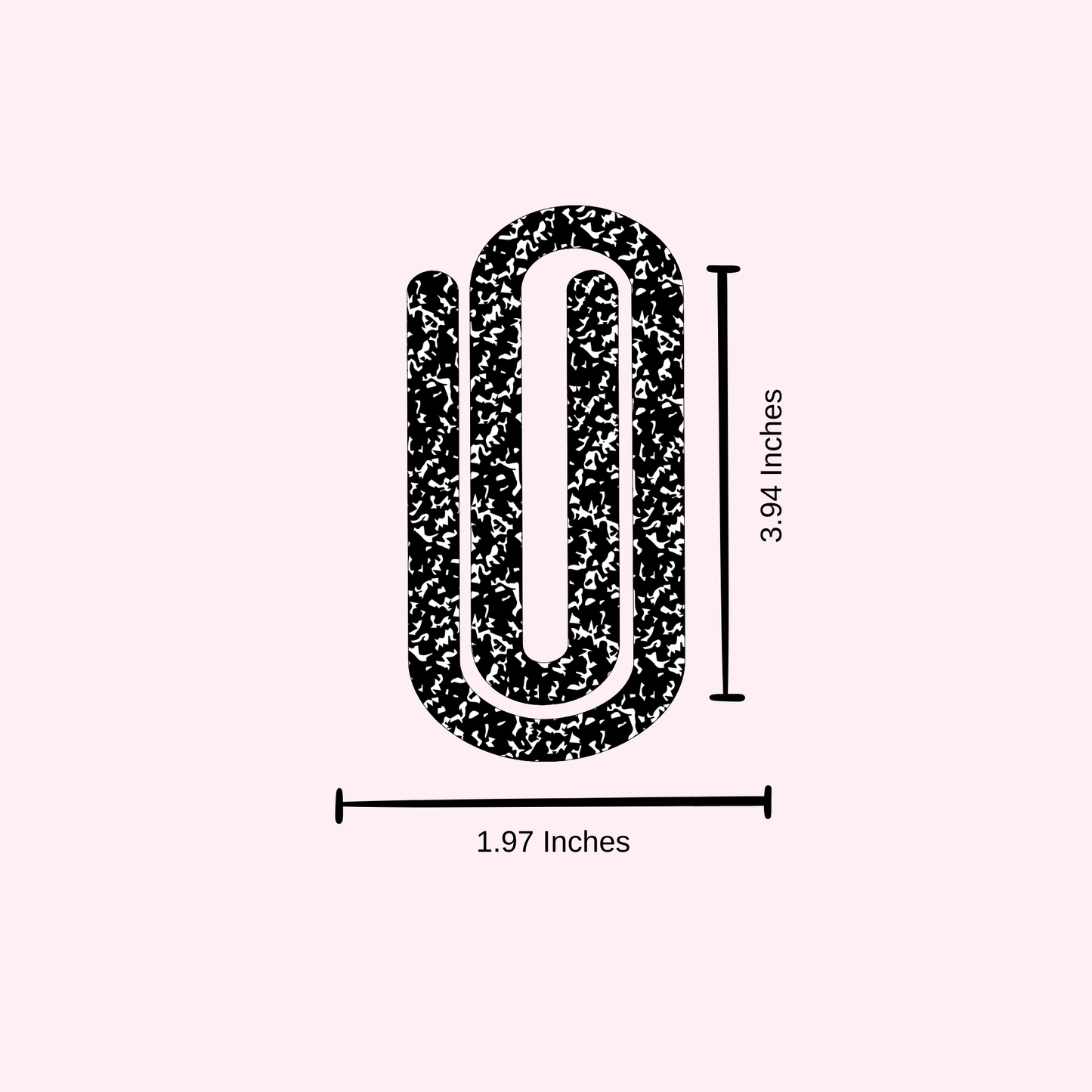 Composition book Jumbo Paper Clip Bookmark