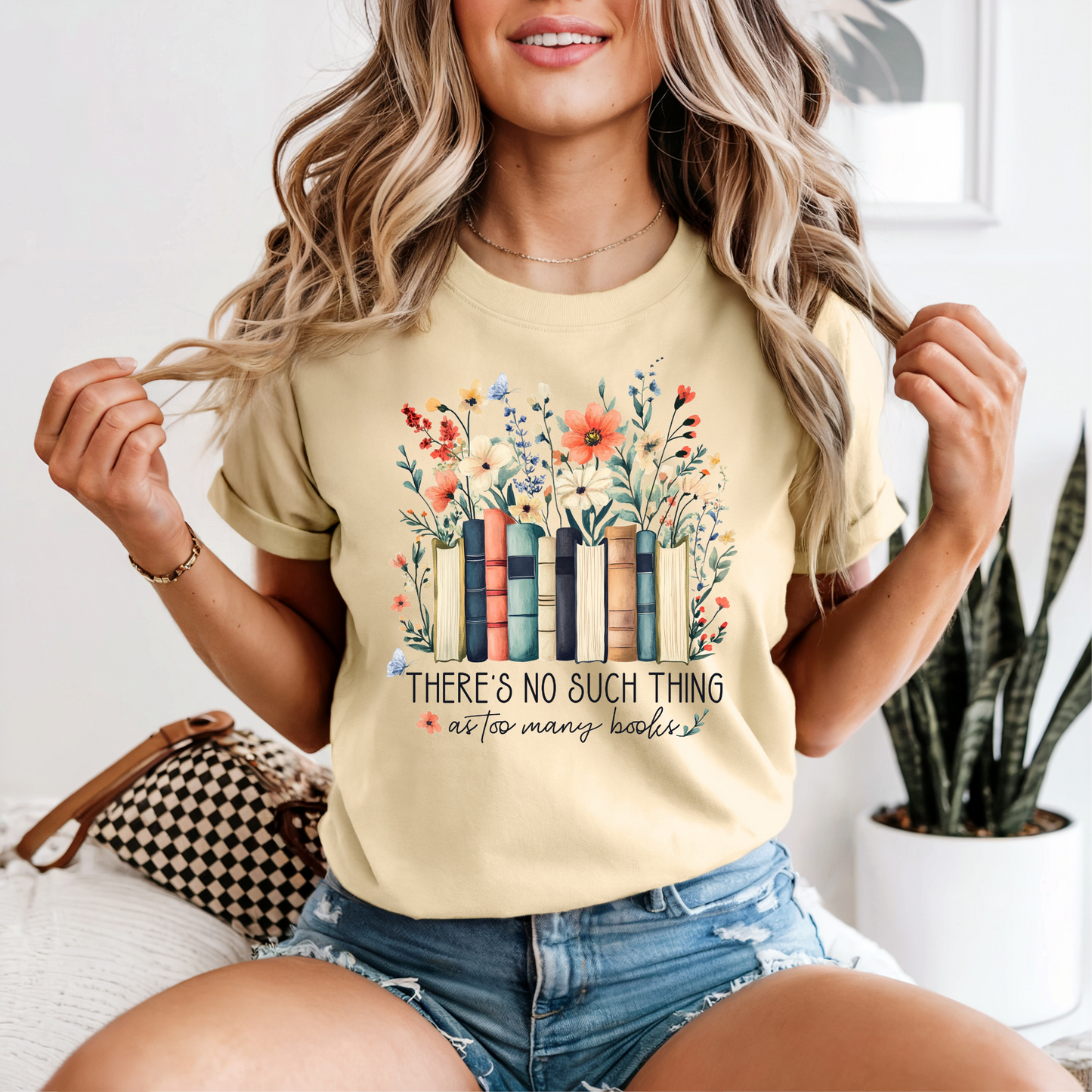 There's no such thing as too many books comfort colors T-shirt