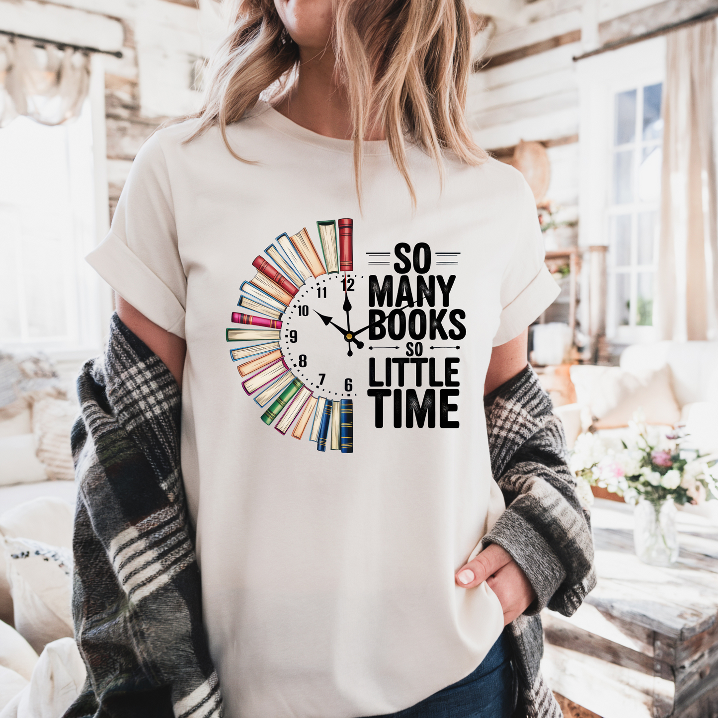 So Many Books Little Time Comfort Colors T-shirt