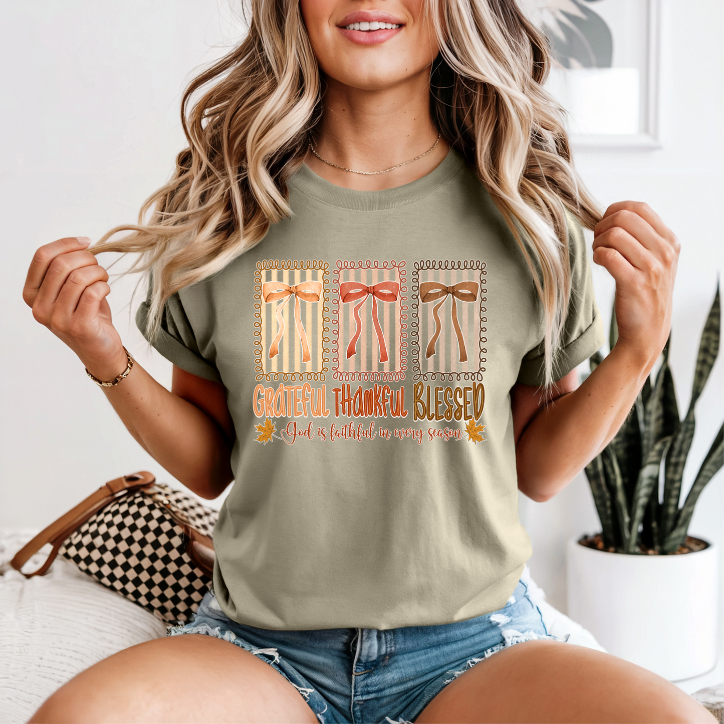 God is Faithful Every Season Comfort Colors T-shirt