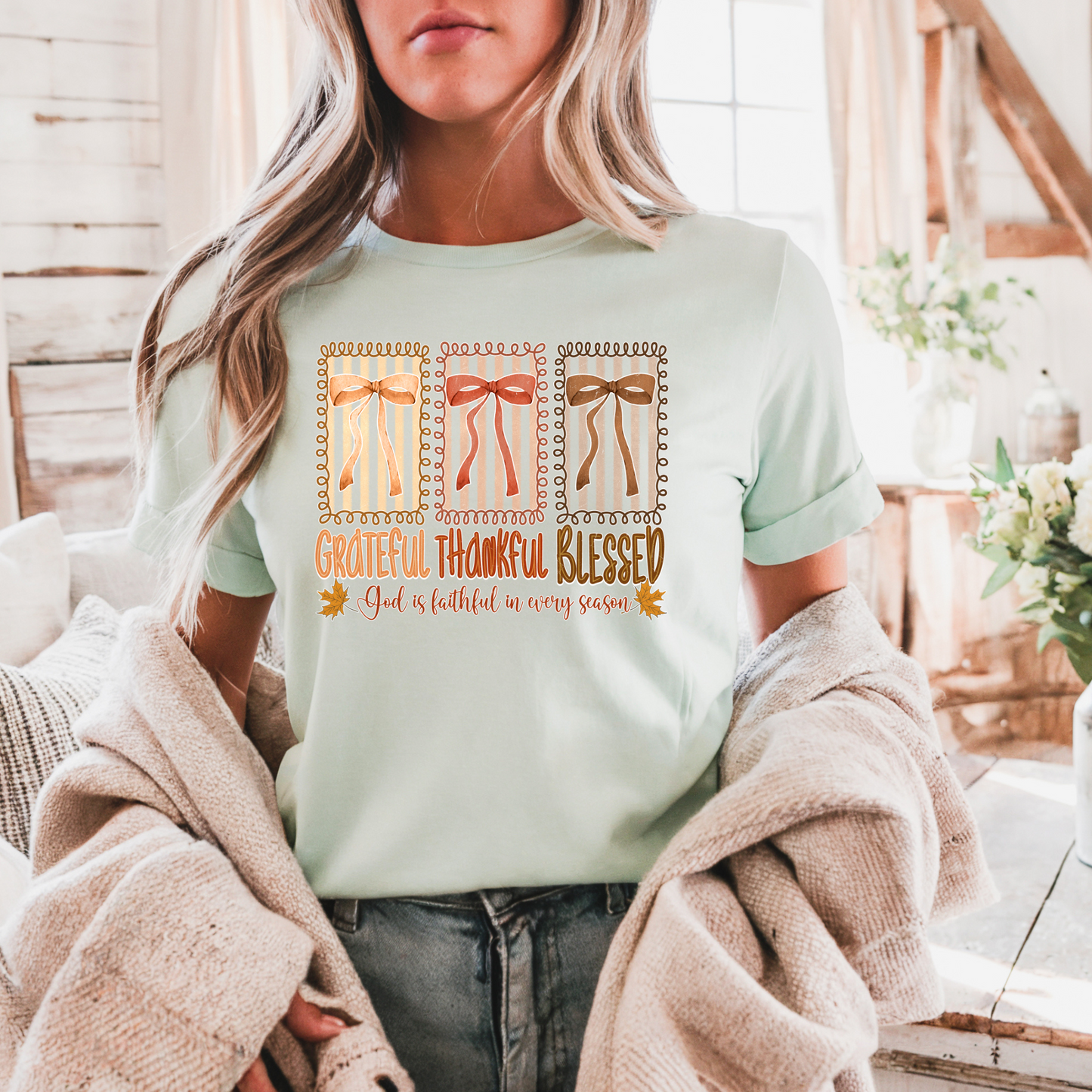 God is Faithful Every Season Comfort Colors T-shirt