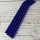 Blue Glass Straws