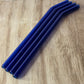 Blue Glass Straws