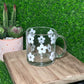 Retro flower mug