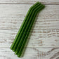 Green Glass Straw