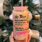 Pink Grinchmas glass Can