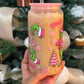 Pink Grinchmas glass Can