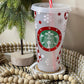 Candy Cane Starbucks Cup