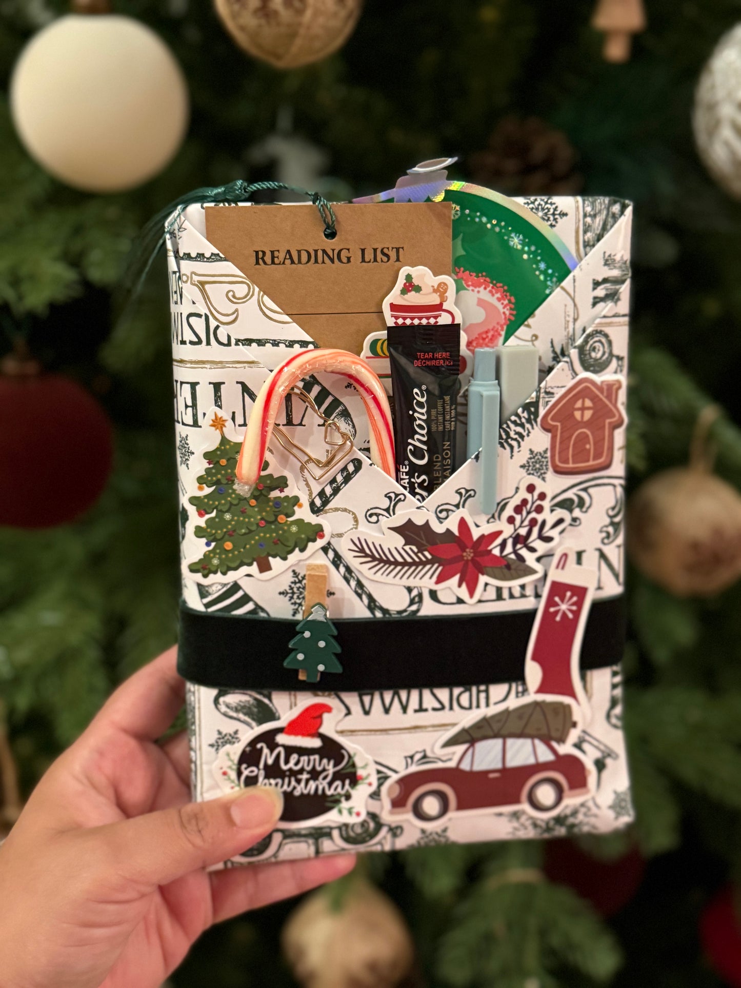 Christmas Theme Blind Date with a Book