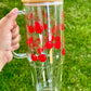 Cherry Coquette Bow 40 Oz Glass Tumbler