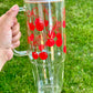 Cherry Coquette Bow 40 Oz Glass Tumbler