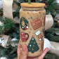 Cozy Christmas Glass Can