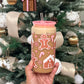 Pink Gingerbread Glass Can