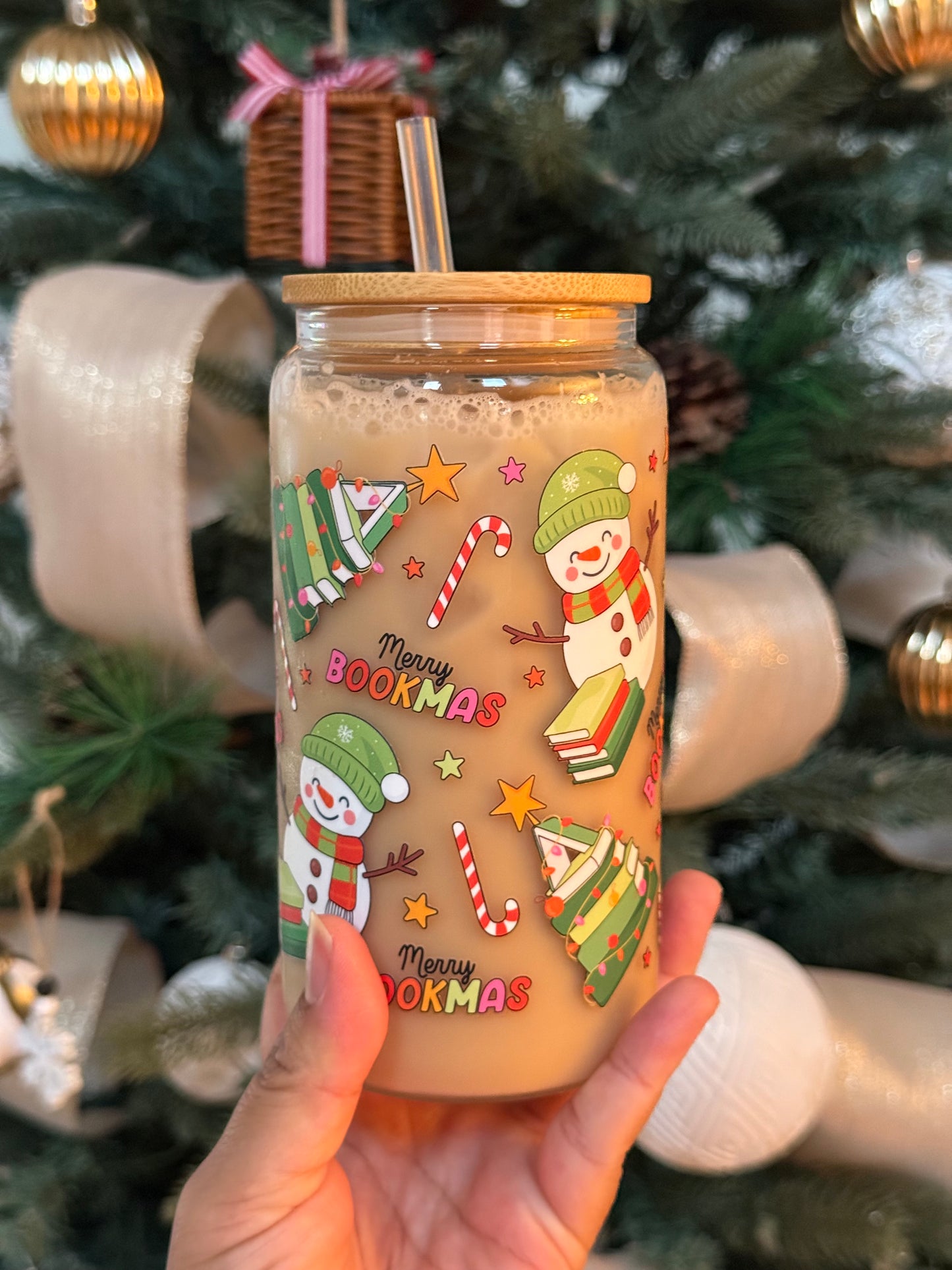 Bookmas Glass Can