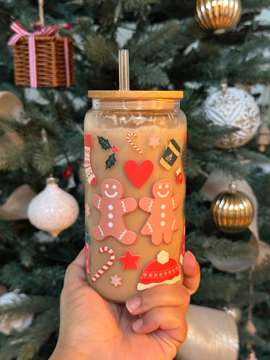 Christmas Glass Can