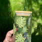 Monstera Glass Cup