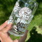 Floral Color Changing Glass Cup