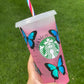 Butterfly Starbucks Cold Cup