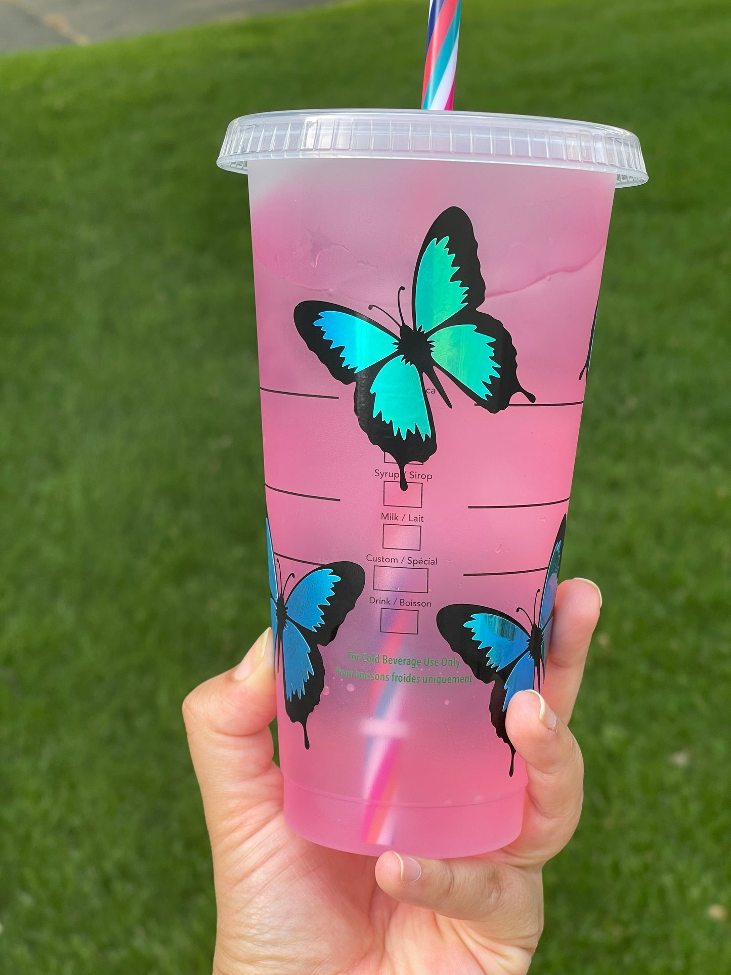 Butterfly Starbucks Cold Cup