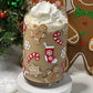 Gingerbread Christmas Glass Cup