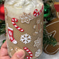 Gingerbread Christmas Glass Cup