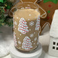 Christmas Cake Glass Cup