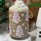 Christmas Cake Glass Cup