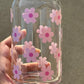 Daisies Glass Can