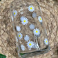 Tiny Daisies Glass Cup