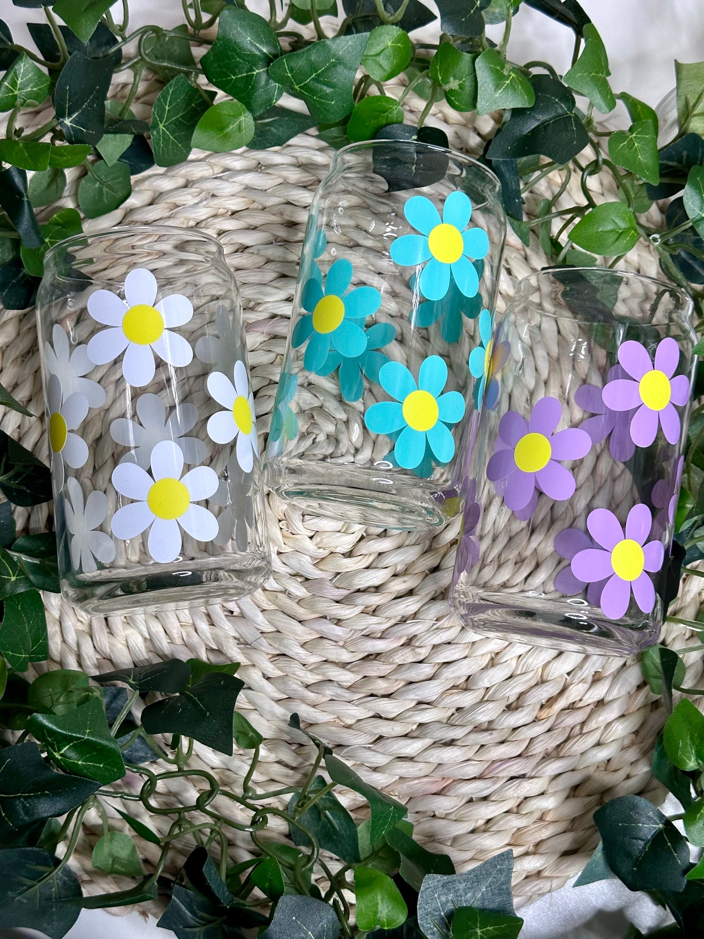 Daisy Glass cup