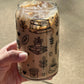 Books and Coffee Glass Can