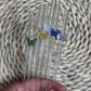 Butterfly glass straw