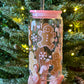 Pink Gingerbread Glass Cup