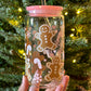 Pink Gingerbread Glass Cup