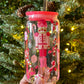 Christmas Pink Nutcracker Glass Cup