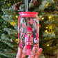 Christmas Pink Nutcracker Glass Cup