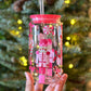 Christmas Pink Nutcracker Glass Cup