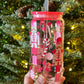 Christmas Pink Nutcracker Glass Cup