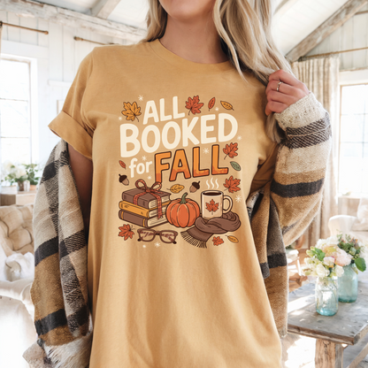 All Booked For Fall Comfort Color T-shirt