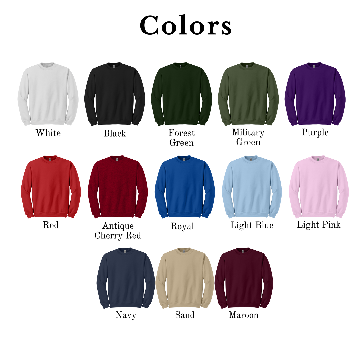 Bookish Christmas Doodles Crewneck