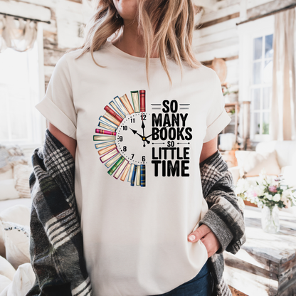 So Many Books Little Time Comfort Colors T-shirt
