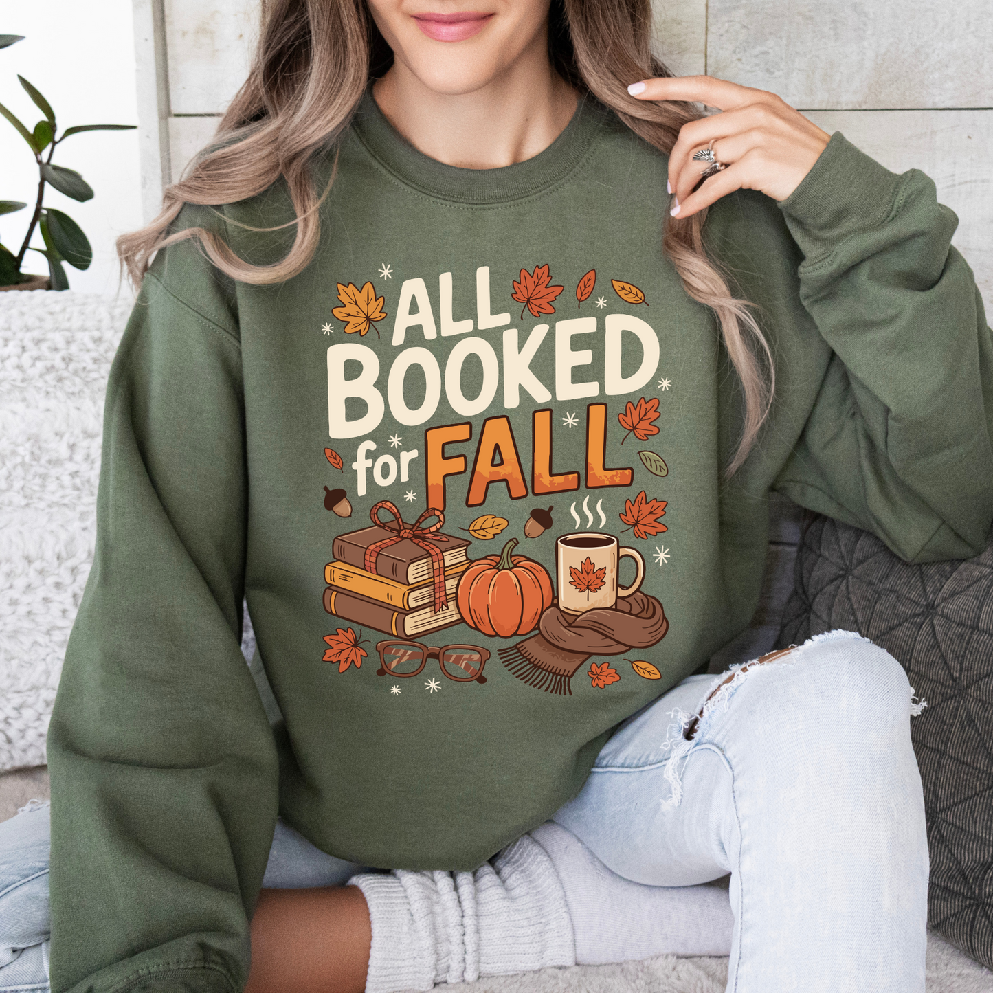 All Booked For Fall Sweatshirt