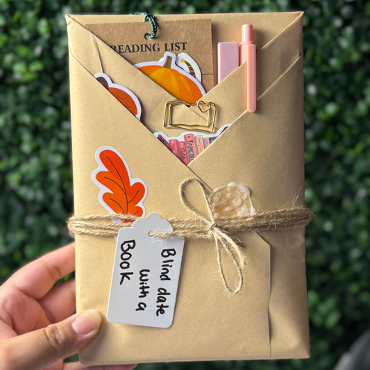 Fall Theme Blind Date With a Book