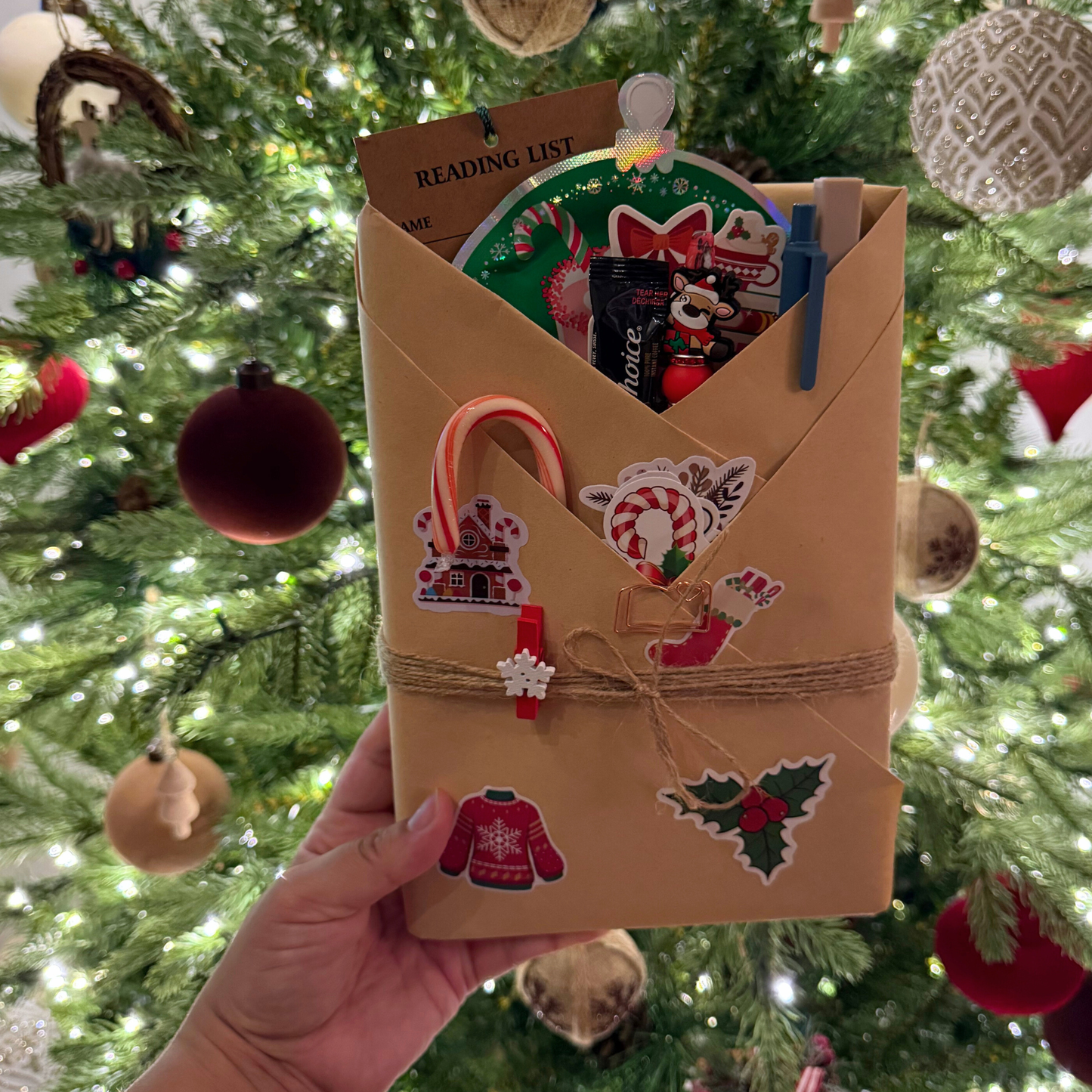 Christmas Theme Blind Date with a Book