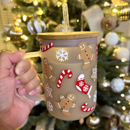 Gingerbread Glass Mug