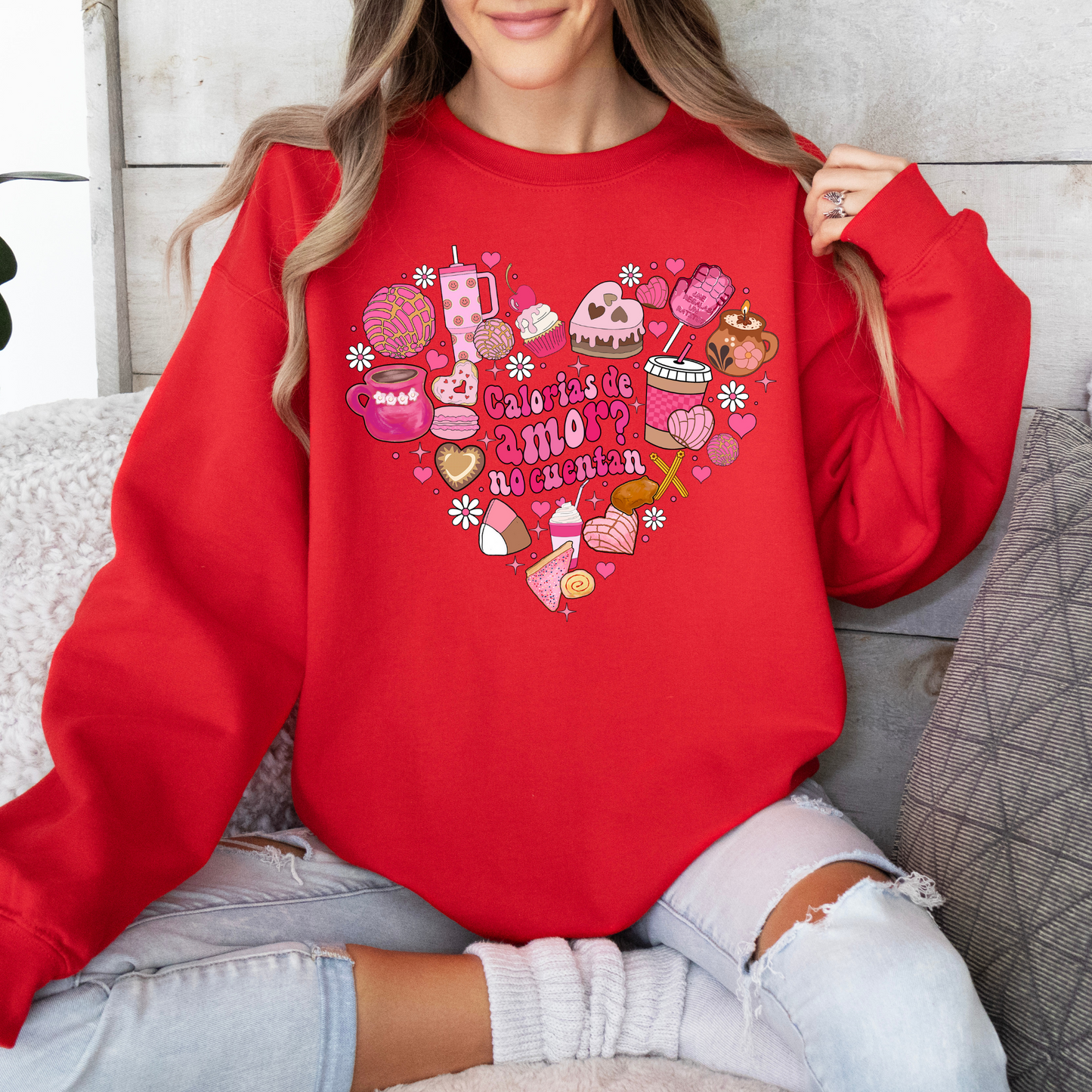 Calorias de amor Crewneck